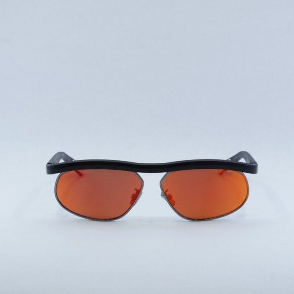 NEW DIOR DIORIDER S1U I1K7 MATTE BLACK/ORANGE MIRRORED SUNGLASSES - Picture 2 of 9